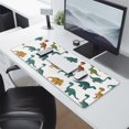 thumbnail image 2 of Long Mouse Pads for Desk,Dinosaur Pattern Desk Mats on Top Of Desks, Desk Mouse Pad Extra Large with 3mm Non-Slip Base and Stitched Edge for Gaming,Office,Work,Home 31.5"x11.8", 2 of 6