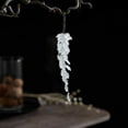 thumbnail image 5 of Beautynvta Clear Crystal Christmas Ornaments for Tree Decorations, Hanging Acrylic Snowflake Icicle Ornaments, Christmas Tree Pendants Holiday Party Decoration Pendants, 5 of 6