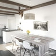 thumbnail image 3 of Hunter - Solhaven 4-light Light Grey Oak, Large Pendant Light, Dimmable, Modern Style, Drum Shaped, for Bedrooms, Kitchens, Dining, Living Rooms - 19382, 3 of 7