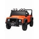 thumbnail image 1 of PINGÜE® Montable Eléctrico Niños Land Rover® Defender 110 SVX Licencia Oficial | Control Remoto 2.4 GHz | Batería 12V 7AH |8 Km/h | 2 Motores 390 |Luces LED, Música, Radio| ORANGE, 1 of 7