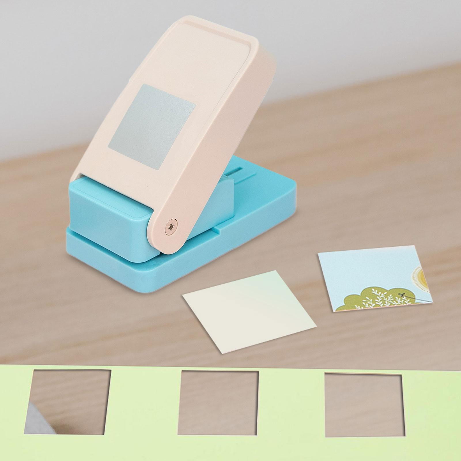 HOMYL Label Punch Tag Hole Puncher Portable Paper Punch for DIY Cards Office Documents