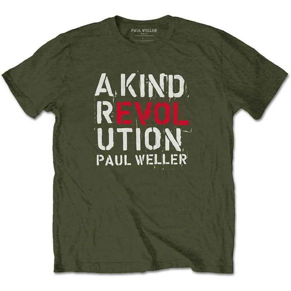 Paul Weller Unisex T-Shirt A Kind Revolution (Large)