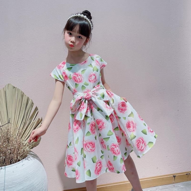 floral dress for birthday party Plus Size Women Elegant Romantic Floral Print Mesh Inlay Knitted New Dress main image 1