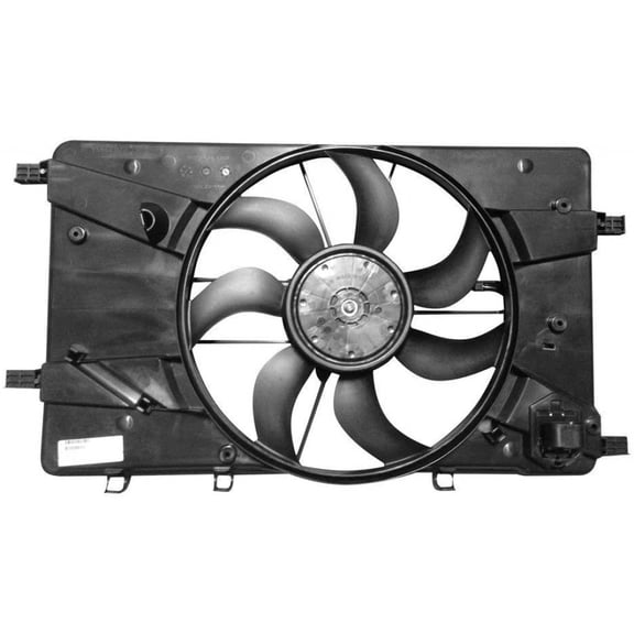 For Buick Verano 2012-2017 Engine Cooling Fan Assembly | Single Fan | 2.4L | 13360890 | 13372154 | GM3115243