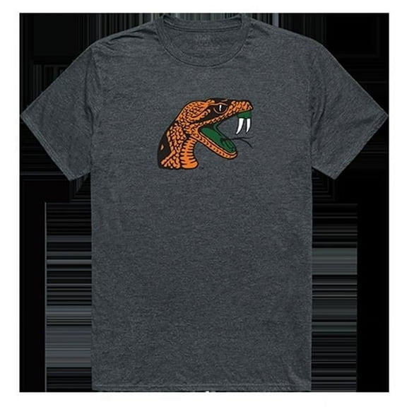 W Republic Products 519-218-E9C-05 Florida A&M University Cinder College Tee, Heather Charcoal - 2XL