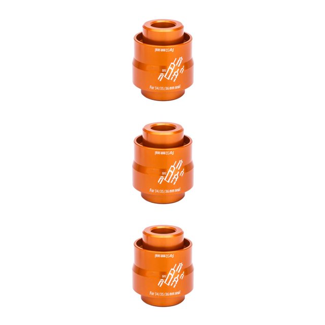 Naiovety ZTTO-Kit de herramientas de instalación de aleación de aluminio para sello de polvo de horquilla delantera de bicicleta de montaña, conductor Naranja 3piezas Naiovety CBP234882