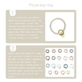 thumbnail image 2 of Matsuzay Cadena para teléfono móvil para hombres y mujeres, resistente al agua, Color sólido, Universal, Flexible, anillo antipérdida, cordón de Teléfono y Comunicación Blanco antiguo, 2 of 6