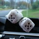 thumbnail image 4 of Para el colgante de coche de peluche de color dados de joyería de coche como accesorio de dados, 4 of 5