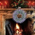 thumbnail image 5 of 2025 New Lavender Wreaths for Front Door, 18inch Artificial Farmhouse Wreaths for Wall Window Party Wedding Decor Indoor Outdoor Spring Summer Fall Decoration for Home, 5 of 9