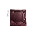 thumbnail image 1 of Yuarrent Almohadilla de calefacción eléctrica, asiento cuadrado de Color sólido, silla, sofá, calentador, invierno, clima frío, funda de cojín para Electrodomésticos Café Yuarrent HA071938-01, 1 of 6