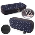 thumbnail image 4 of Lsque Anchors Printed Big Capacity PU Leather Pencil Case Large Pencil Pouch Stationery Pen Bag Pencil Holder for Teen, 4 of 6