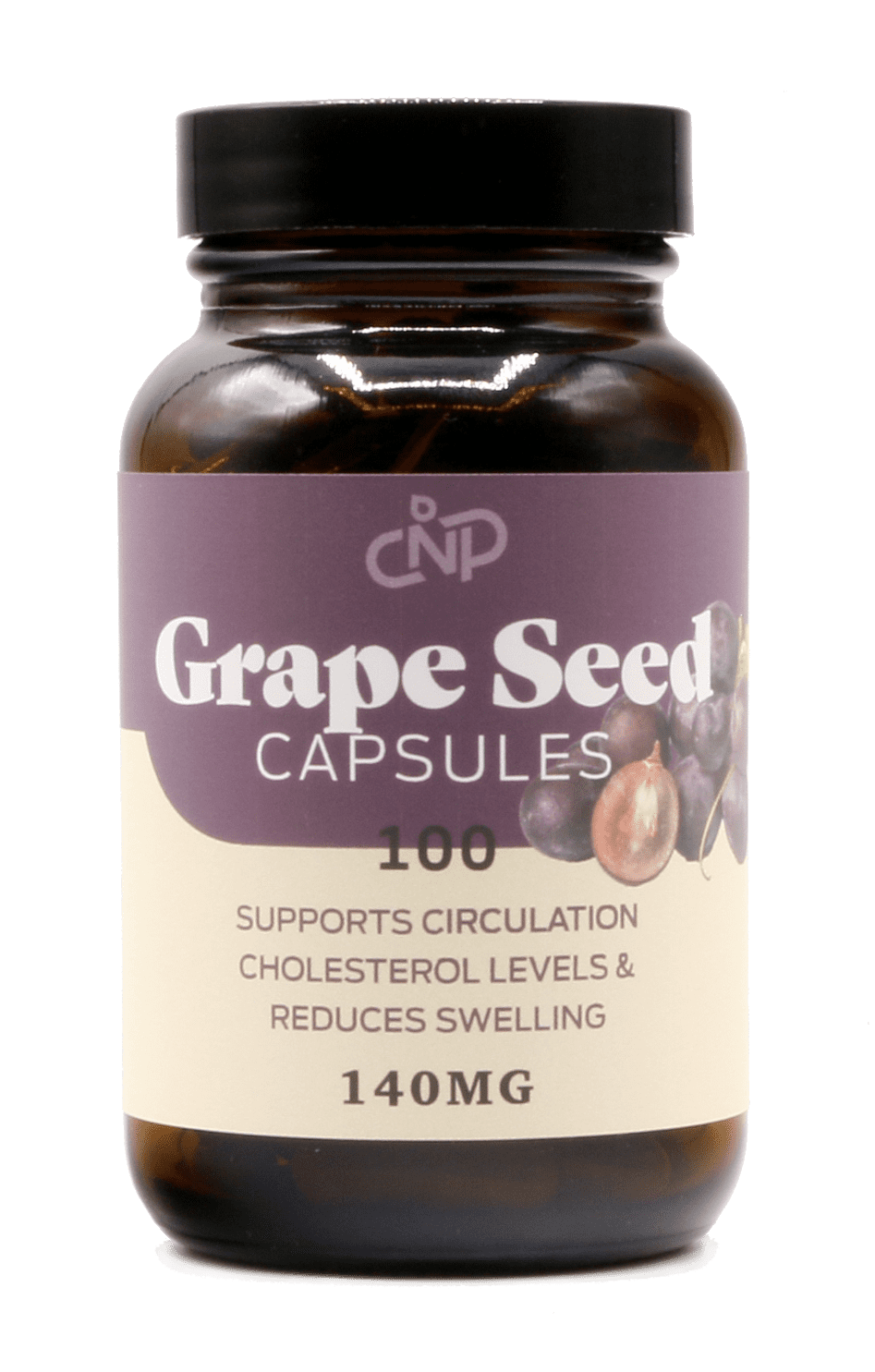 Grape Seed Extract & Resveratrol Capsules 140mg Supplement 100 Pills