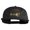 Black, variant on Yosemite Fishing Bigfoot Embroidered Cotton Flat Bill Cap - Khaki OSFM