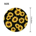 thumbnail image 3 of Disketp Sunflower Small Mouse Pad 7.9x7.9 Inches,Washable Round Mousepad For Office Laptop Computer,Non-Slip Rubber Base Mouse Pads For Wireless Mouse, 3 of 9