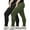 B-Green, variant on Forloe Plus Size Leggings with Pockets for Women High Waist Tummy Control Workout Yoga Pants Black