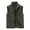 Olive Green, variant on WREESH Fashion Vest Men'S Thin Workwear Solid Color Stand Collar Sleeveless Jacket Tank Tops Olive Green