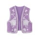 thumbnail image 3 of Chalecos sin mangas con bordado floral étnico de TEELYNN, chaqueta para mujer, abrigo vintage de algodón con cuello redondo, chalecos casuales bohemios de verano, 3 of 5