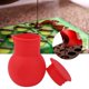 thumbnail image 4 of Taza de silicona de grado alimenticio roja para derretir y hornear chocolate para un vertido seguro, 4 of 8