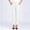 White, variant on Women's High-Waist Slim Cropped Pants, Broad Wide Waistband and Decorative Button Accent Pockets for Modern Smart Casual Wear Green XXL