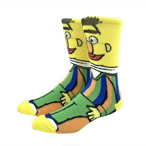 Cartoon Socks, Unisex Fun Novelty Crew Character 360 Degree Artwork Designed Socks