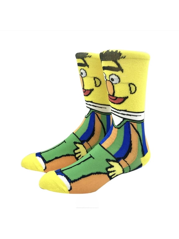 Cartoon Socks, Unisex Fun Novelty Crew Character 360 Degree Artwork Designed Socks