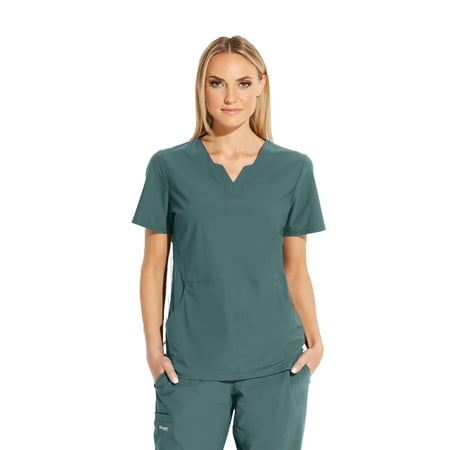 Grey s Anatomy Edge GET013 Women s Axis Scrub Top Aloe 3XL
