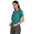 thumbnail image 3 of Inkmeso Summer Twist Front Knot Crop Top For Women With Short Sleeves Tee Shirts, 3 of 8