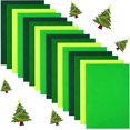 thumbnail image 2 of 16 Piezas Hojas de Tela de Fieltro Verde Navideño, 8 x 12 Pulgadas Hoja de Palma Telas de Fieltro Suaves No Tejidas de Colores Surtidos, Cuadrados Coser Patchwork Manualidades de Fieltro para Árbol de, 2 of 3