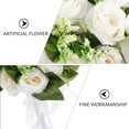 thumbnail image 3 of BRIGHTFUFU Ramo romántico de boda, ramo de novia, ramo de dama de honor, flores artificiales, 3 of 7