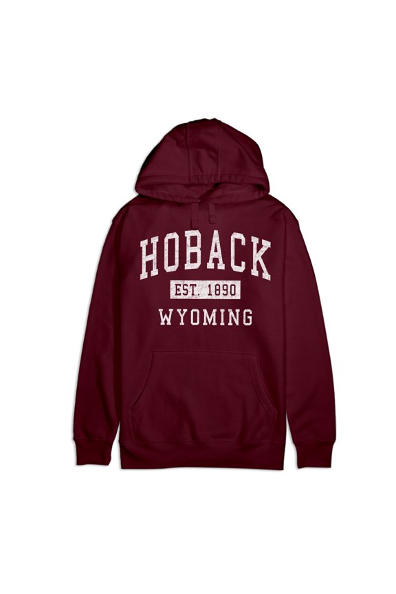 Hoback Wyoming Classic Established Premium Cotton Hoodie