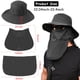 thumbnail image 4 of Sombrero unisex Estbridge con solapa para el cuello, ala ancha, para pesca, safari y protección UV, 4 of 8