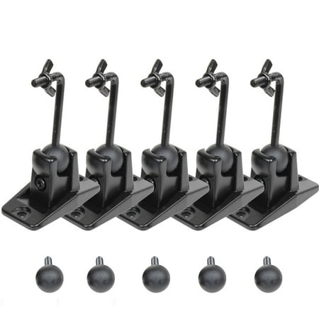 VideoSecu 5 Packs of Ceiling Wall Speaker Mount Satellite Surround Sound Home Theater Brackets