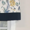 thumbnail image 2 of Gianna Banded 3in Rod Pocket Contrast Bottom Banding Valance 50in x 16in by RLF Home, 2 of 2