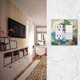 thumbnail image 5 of Yayeee Rocker Switch Wall Plate 2-Gang 4.7"x4.6" Home Decorative Outlet Cover, Large Pine Tree, 5 of 6
