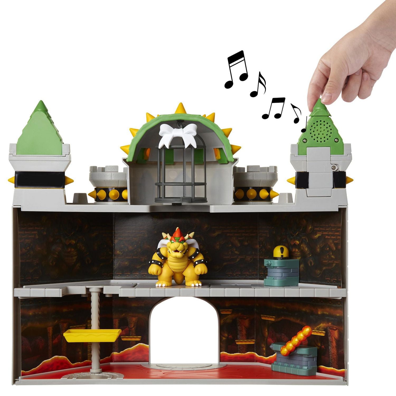 L'ensemble Château de Bowser de luxe Super Mario avec 5 figurines en bonus