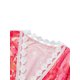 thumbnail image 5 of VISgogo Vestido suelto con cuello en V para mujer, bohemio 3/4 de manga larga con ribete de encaje, minivestido de playa fluido VISgogo  moda, 5 of 9