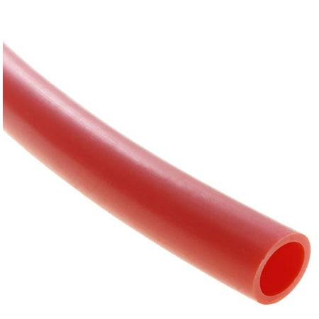1/2' Soft Tubing Soft Red Tinted PVC Tubing for Air and Water - Inner Diameter 3/8