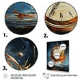 thumbnail image 3 of Designart "The Dali Watch Surrealistic Time II" Abstract Floater Framed Wall Art Living Room, 3 of 7