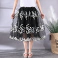 thumbnail image 4 of WOYY Big Girls Embroidery Ballet Dance Skirt Party Princess Tutu Skirt, Sizes 3-14, 4 of 5