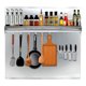 thumbnail image 1 of Qinaqin 30" x 30.7" Stainless Steel Range Backsplash con Estante cm de Anchoall Mount Kitchen Back Panel Knife Rack Alturaood Shield Pre- Profundidadrilled de, 1 of 7
