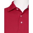 thumbnail image 2 of AKA Men's Classic-Fit Pique Polo Shirt Red 3X, 2 of 4