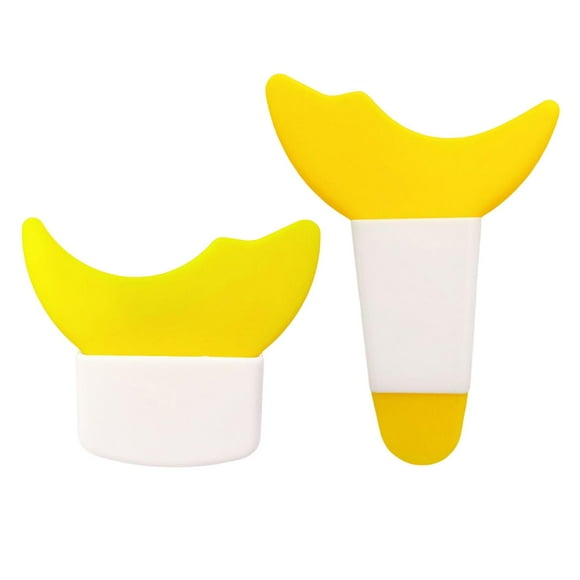 2x Plantillas de Delineador de Ojos Macarena Plantilla de delineador de ojos lavables multifuncionales Amarillo talla L