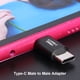thumbnail image 5 of Adaptador USB tipo C a USB tipo C 10Gbps 100W PD Convertidor macho a macho Ehuebsd Para estrenar, 5 of 8