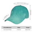 thumbnail image 2 of Rateoe Teal Turquoise1 Pattern Baseball Cap Outdoor Cap Mountain Dad Hat - Unstructured Soft Cotton Cap-Adjustable UV Protection Cap, 2 of 6