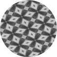 thumbnail image 1 of Ahgly Company Indoor Square Patterned Gray Cloud Gray Area Rugs, 3' Square, 1 of 6