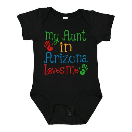 

Inktastic Arizona Aunt Loves Me Nephew Gift Baby Boy or Baby Girl Bodysuit
