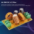 thumbnail image 3 of EMI LC Filter, Low Pass EMI Electromagnetic Interference Filter PCB 50V DC  For Motorcycle, 3 of 8