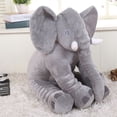 thumbnail image 2 of Elefante de peluche sin relleno, juguete de peluche de algodón PP, suave, almohada para dormir para bebés, juguetes para niños, 2 of 4