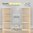thumbnail image 3 of Furinno LUDER 3-Cube LED Lights Bookcase 9.3 x 12 x 31.5. White, 3 of 5