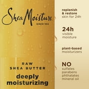 غسول الجسم المرطب SheaMoisture للنساء زبدة الشيا الخام للبشرة الجافة، 18 أونصة